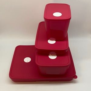 Tupperware Freezer Mates Containers Set of 4